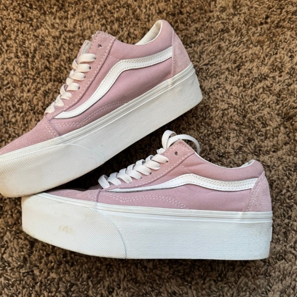 Platform vans shoes
